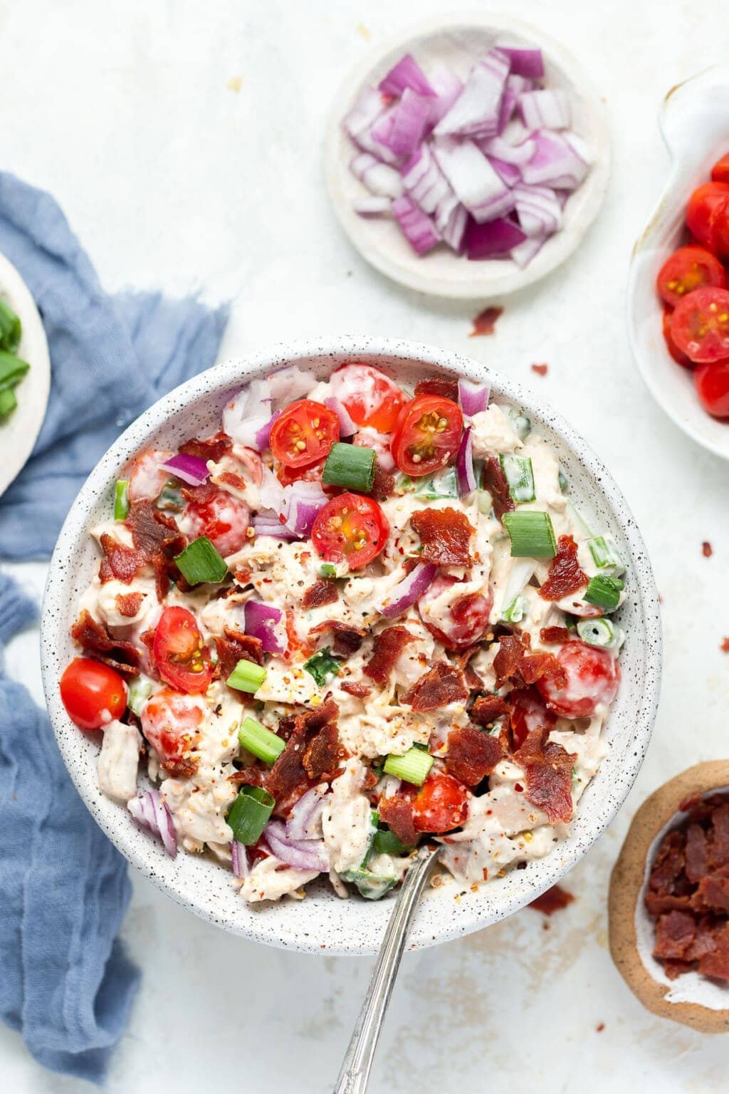 Savory BLT Chicken Salad